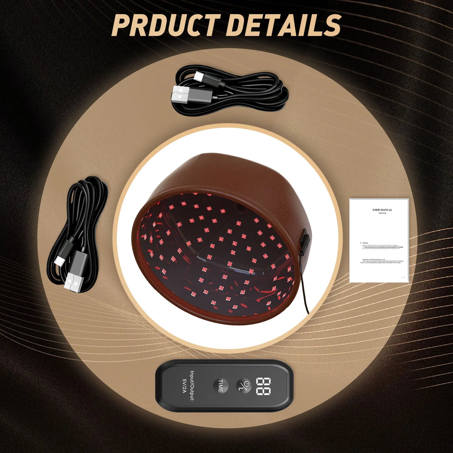 LLLT Anti Hair Loss Laser Hair Regrowth Helmet 120Diodes Laser Cap 850nm 660nm Near Infrared Device for Hair Growth Cap HairCare